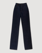Nico Trousers in Denim, Dark Wash - Veronica De Piante