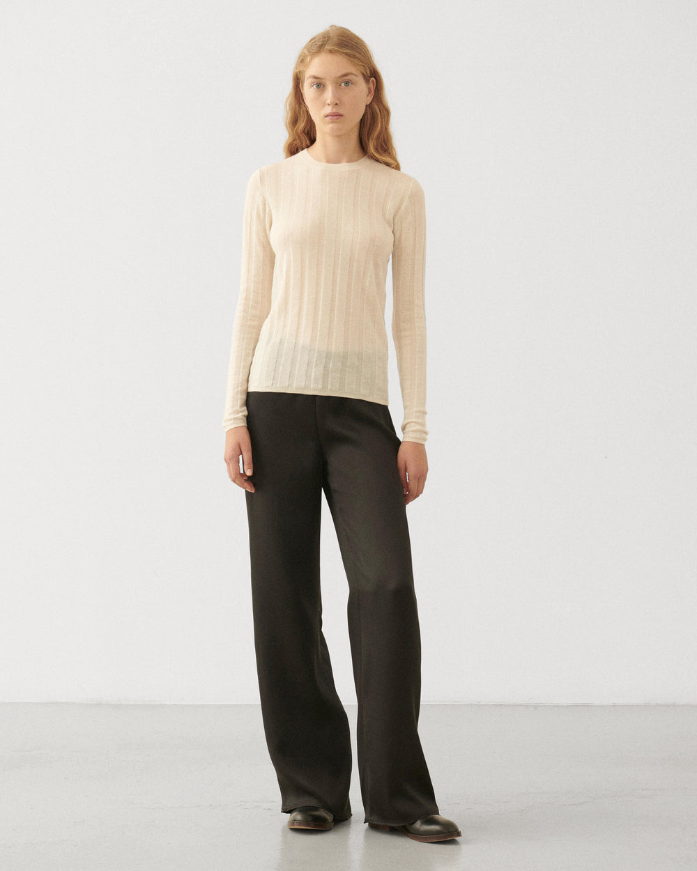 Maya Sweater in Cashmere, Ivory