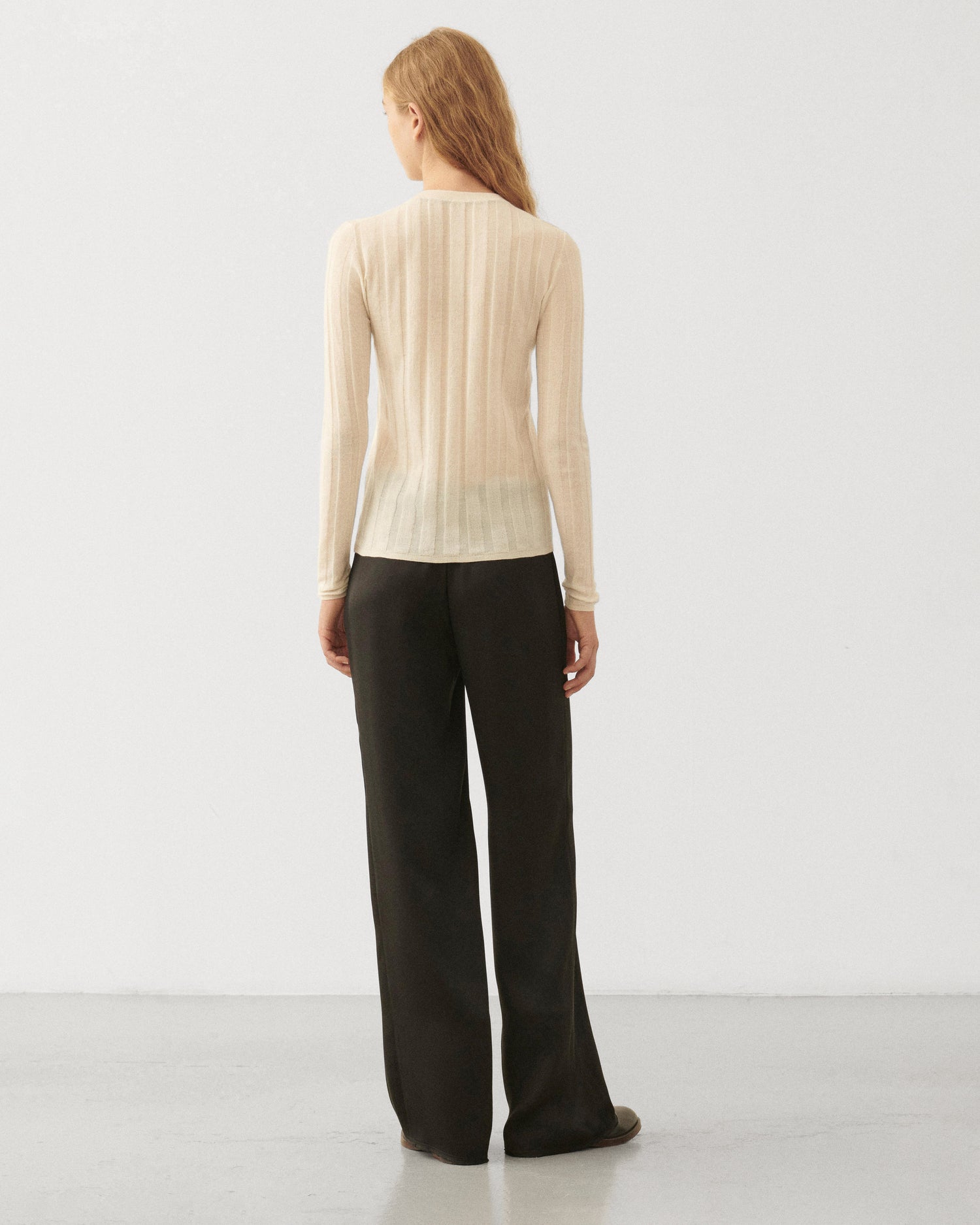 Maya Sweater in Cashmere, Ivory