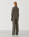 Livia Shirt in Wool, Grey