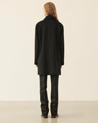 Lucas Coat in Cashmere, Black - Veronica De Piante