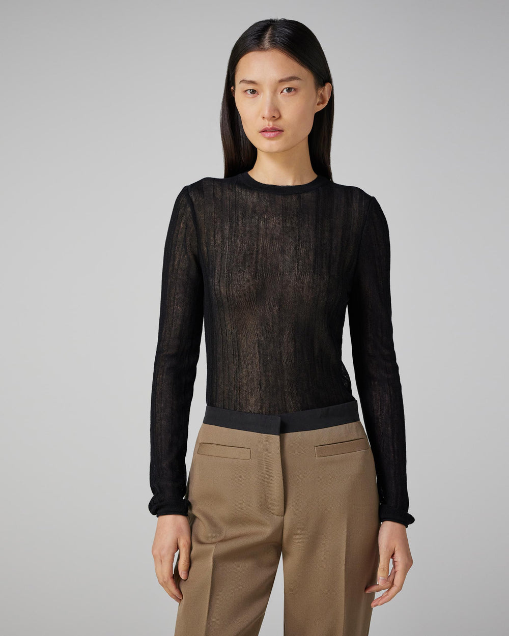 Alise Sweater in Wool, Black