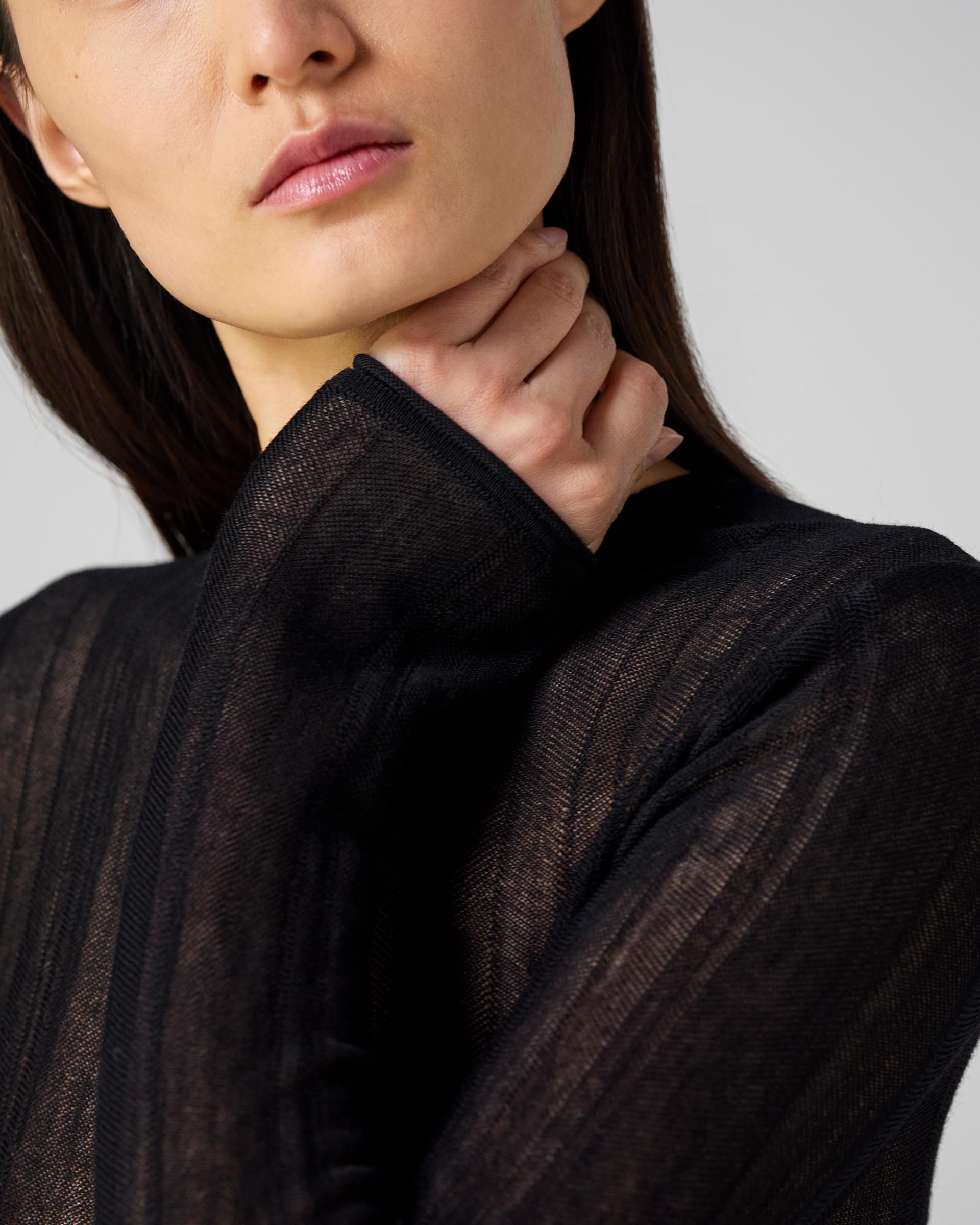 Alise Sweater in Wool, Black