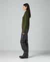 Estella Sweater in Merino Wool, Army Green