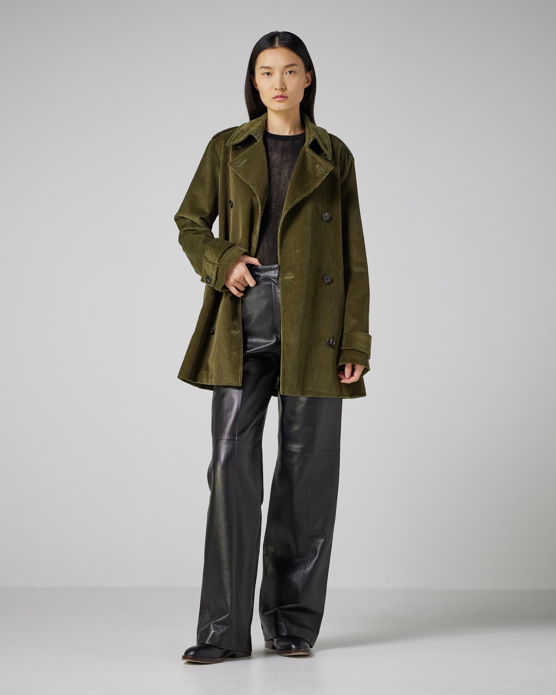 Charlotte Trench in Corduroy, Militare