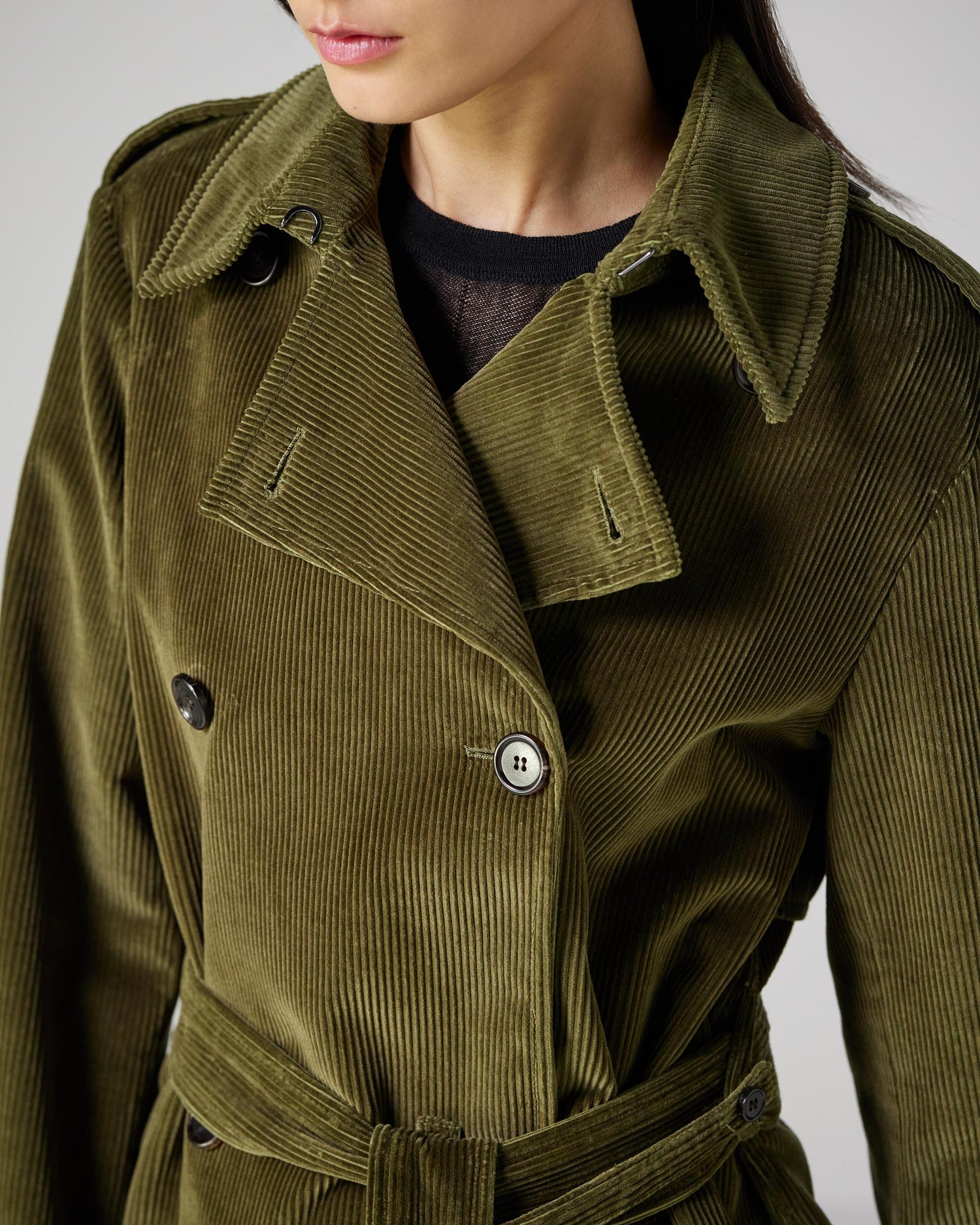 Charlotte Trench in Corduroy, Militare