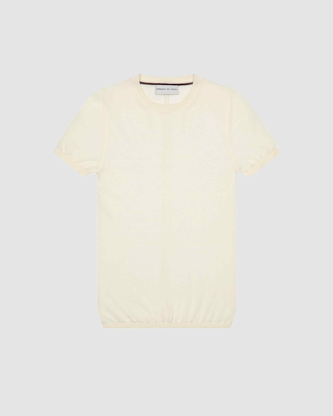 Bea Knit Top in Superfine Merino, Off-White