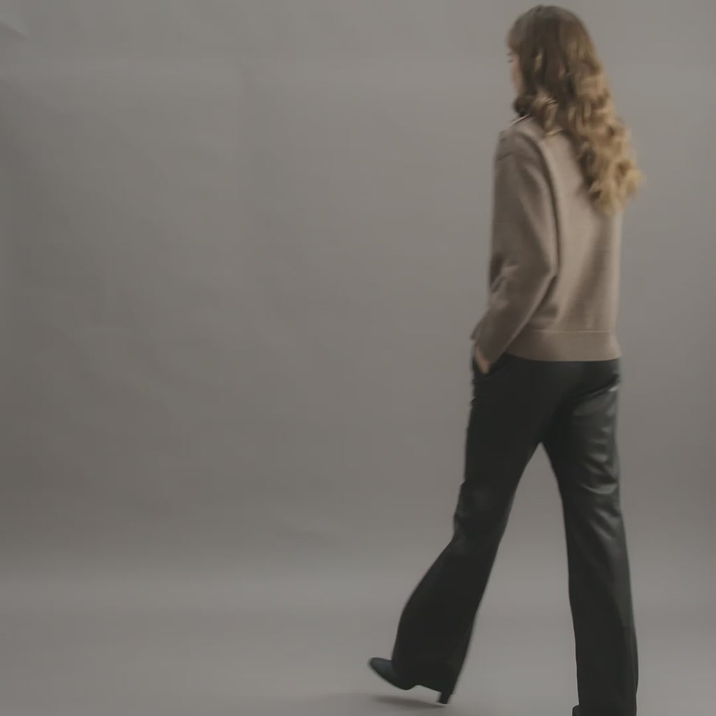 Cielo Sweater in Wool Cashmere, Camel
