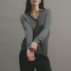 Luna Polo in Cashmere, Grey
