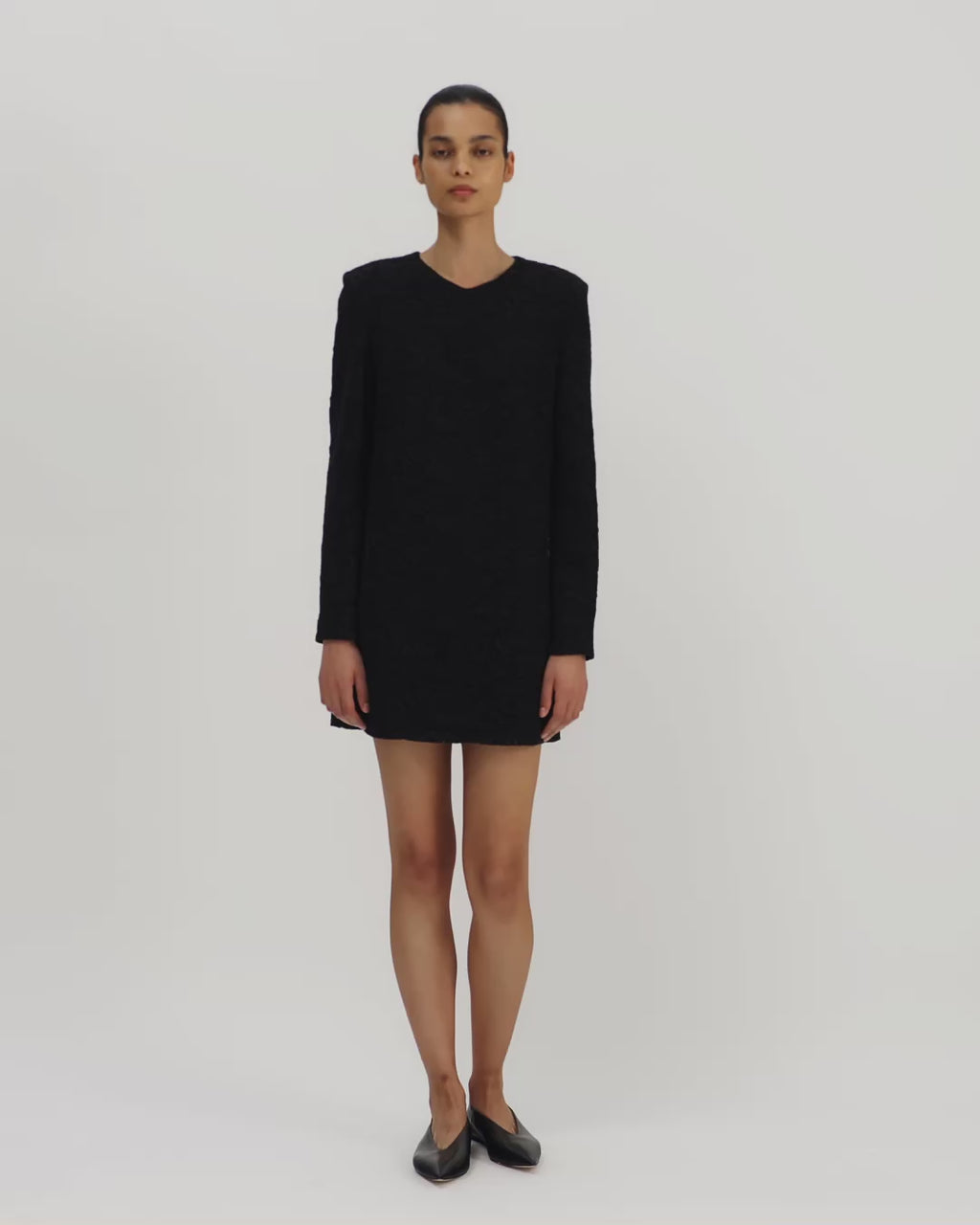 Ellie Dress in Lace, Black