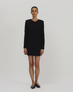 Ellie Dress in Lace, Black