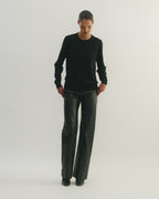 Lucy Sweater in Merino Wool, Black