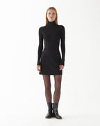 Sabine Skirt in Stretch Wool Twill, Black