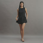 Honor Tunic in Silk, Black
