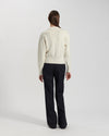Valentina Sweater in Merino Wool, Cream
